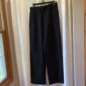 NWT GAP Gauze Pull-On Pants* 100% cotton* Black* Small